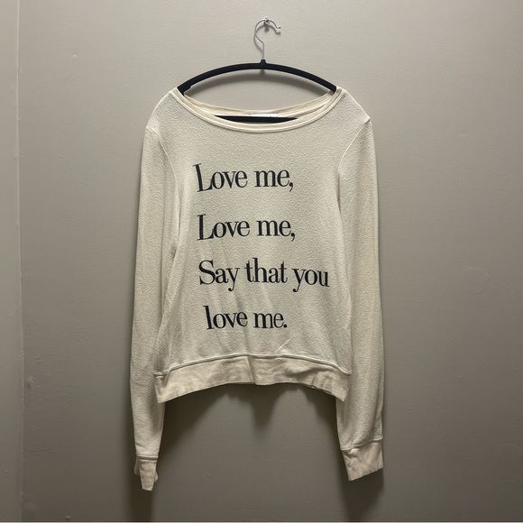 Wildfox Couture Love Me Sweater - Picture 2 of 2